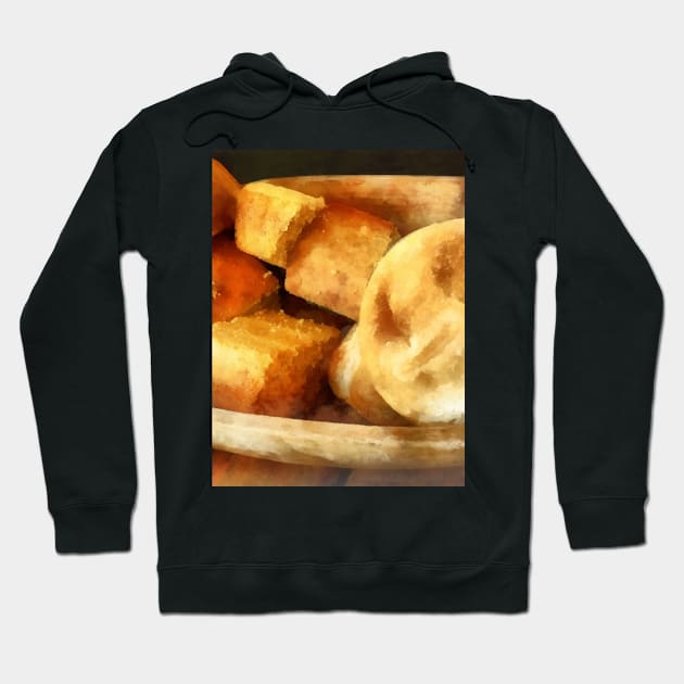 Food - Cornbread and Rolls Hoodie by SusanSavad